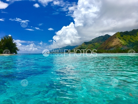 Lagon et ile de Moorea