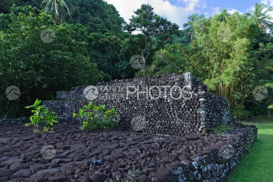 Tahiti Marae Arahurahu de Paea
