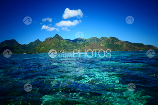 Coast line of Moorea