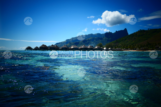 Coast line of Moorea