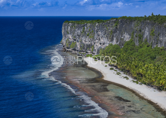 Makatea, Drone atoll polynesie, Polynésie française, Tahiti