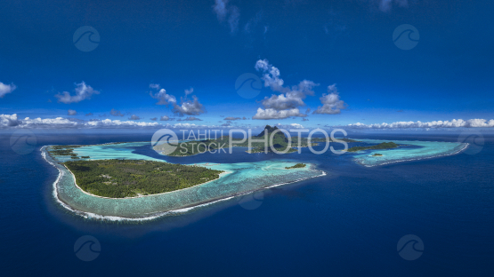 Bora Bora , Drone, atoll polynesie, Polynésie française, Tahiti